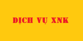 DỊCH VỤ XUẤT NHẬP KHẨU